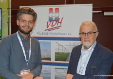 Grandson and grandfather: Ben (junior) and Cees van der Heide of VDH Foliekassen.